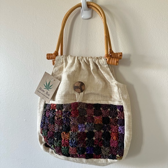Hand-woven Hemp Bag - Picture 1 of 3